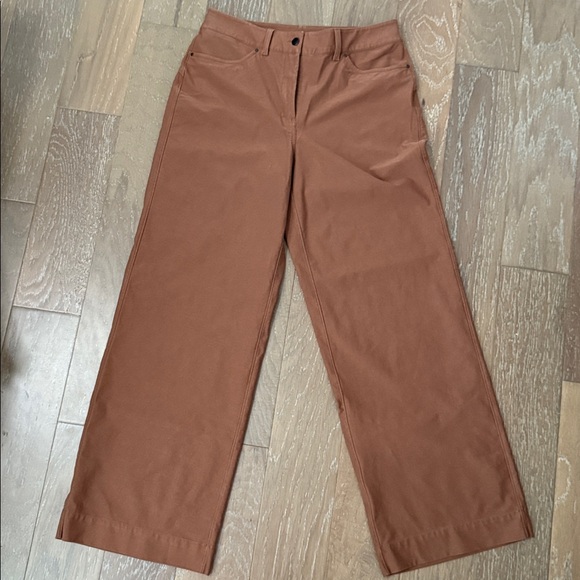 lululemon athletica Pants - lululemon athletica Wide Leg Pants in Brown